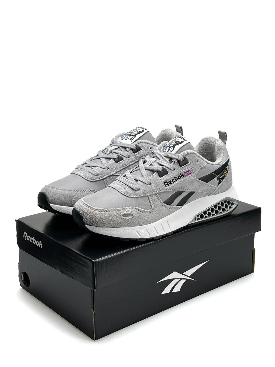 Reebok Classic Leather Hexalite Grey Black White