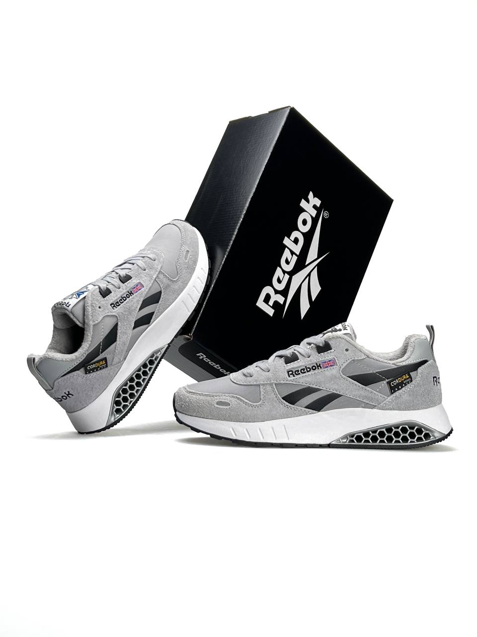Reebok Classic Leather Hexalite Grey Black White