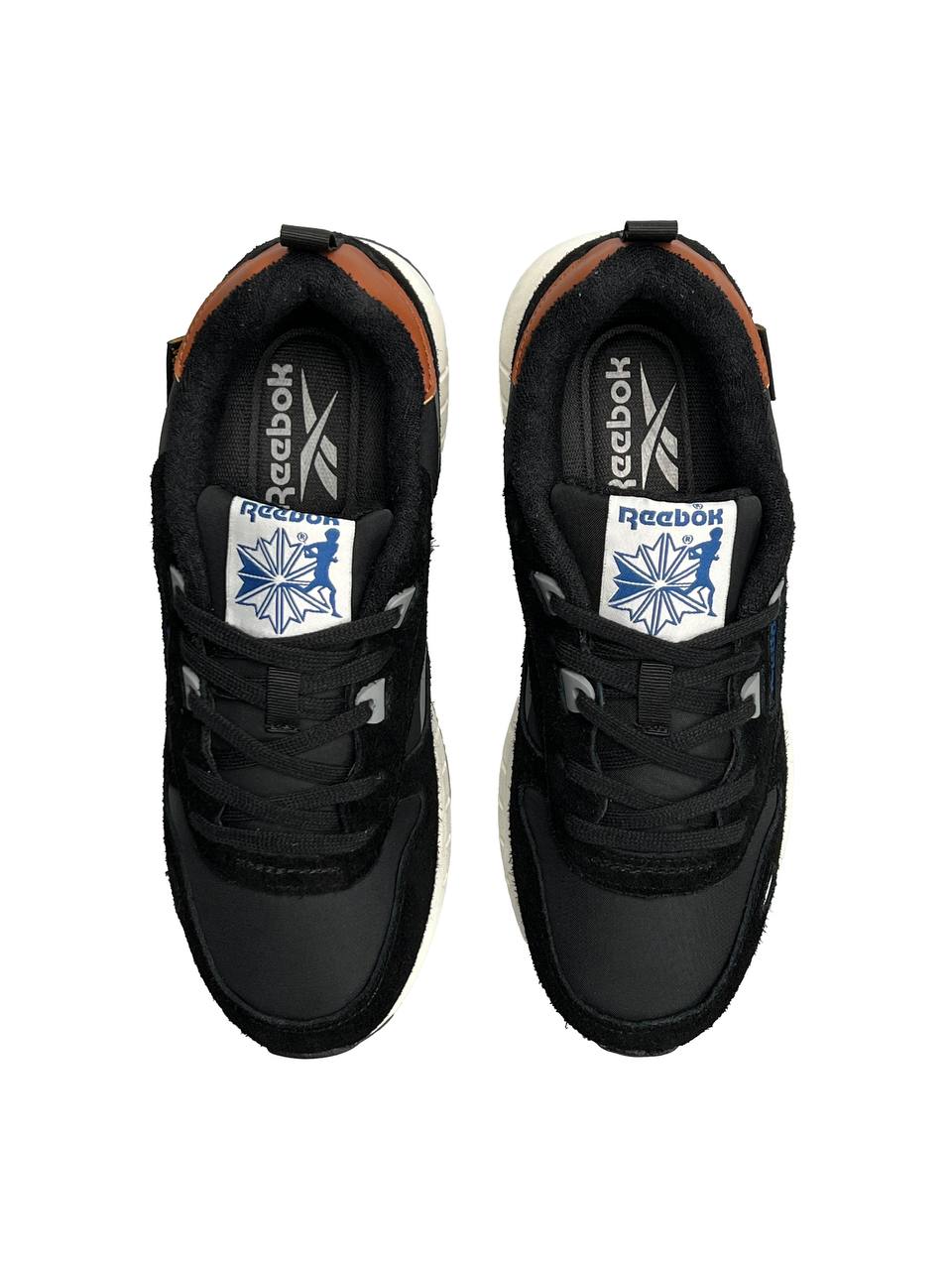 Reebok Classic Leather Hexalite Black Grey Beige