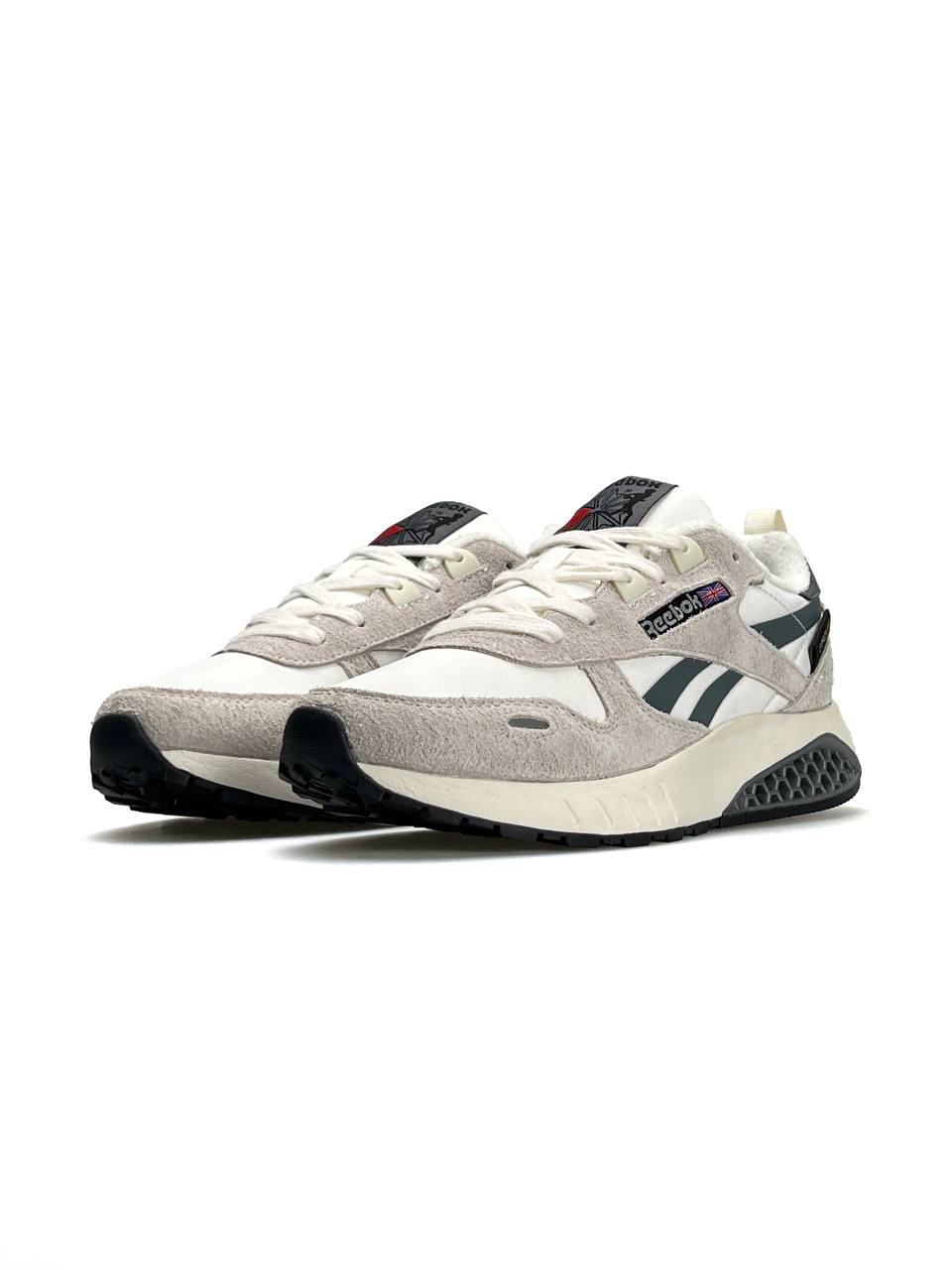 Reebok Classic Leather Hexalite White Grey Beige