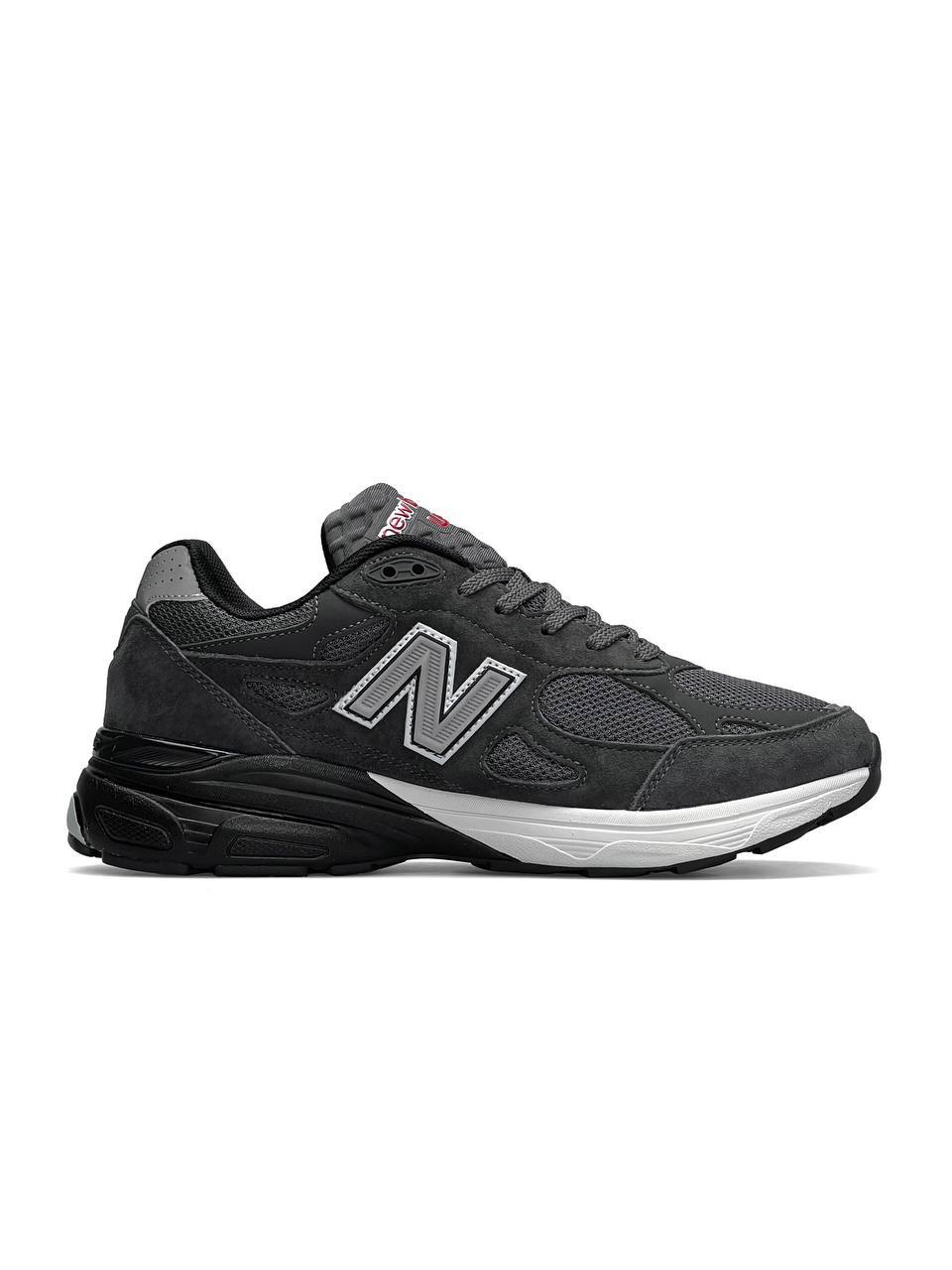 New Balance 990 Dark Grey White