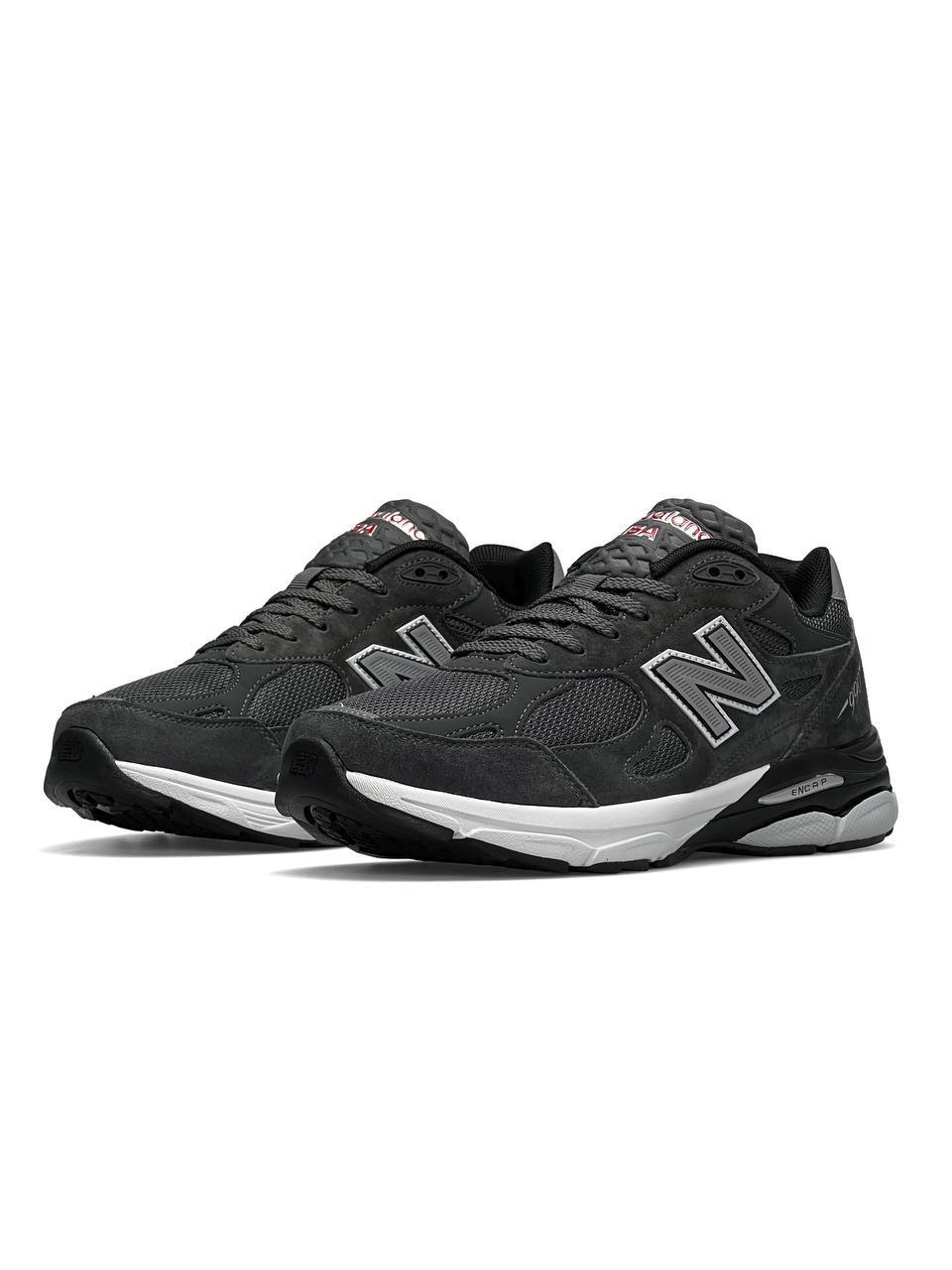 New Balance 990 Dark Grey White