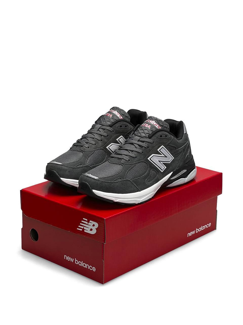 New Balance 990 Dark Grey White