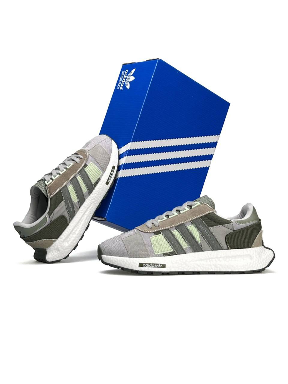 Adidas Retropy E5 Texture White Grey Green