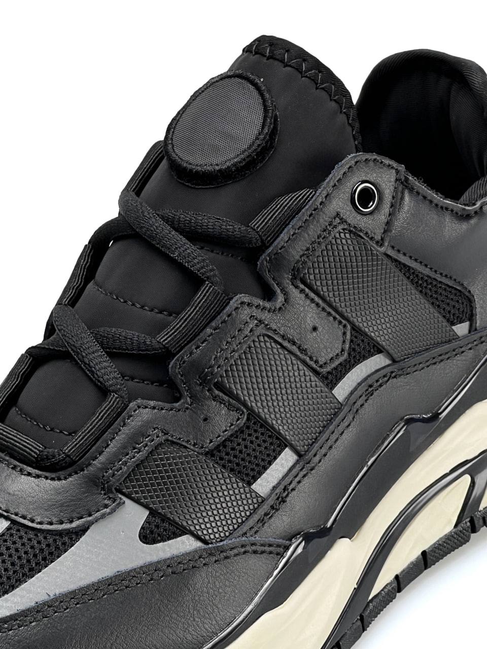 Adidas Niteball Black Beige Leather