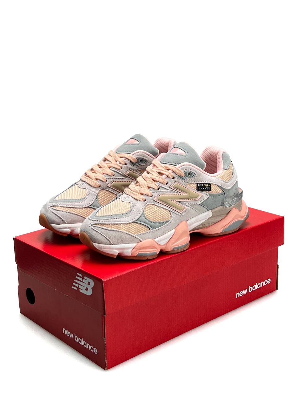 New Balance 9060 Grey Orange Cordura