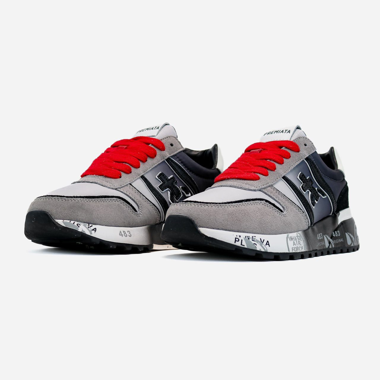 Premiata Mick Black Grey