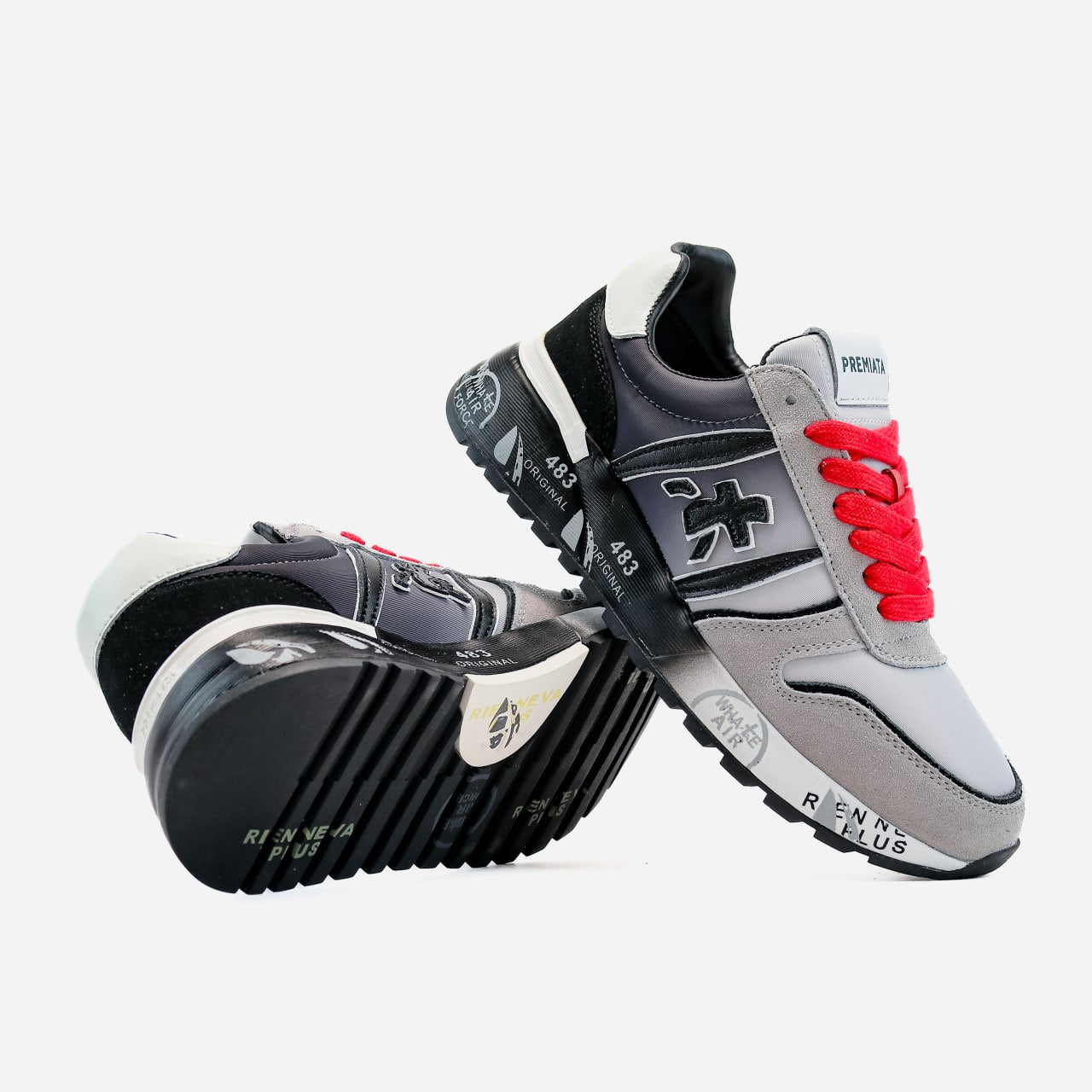 Premiata Mick Black Grey