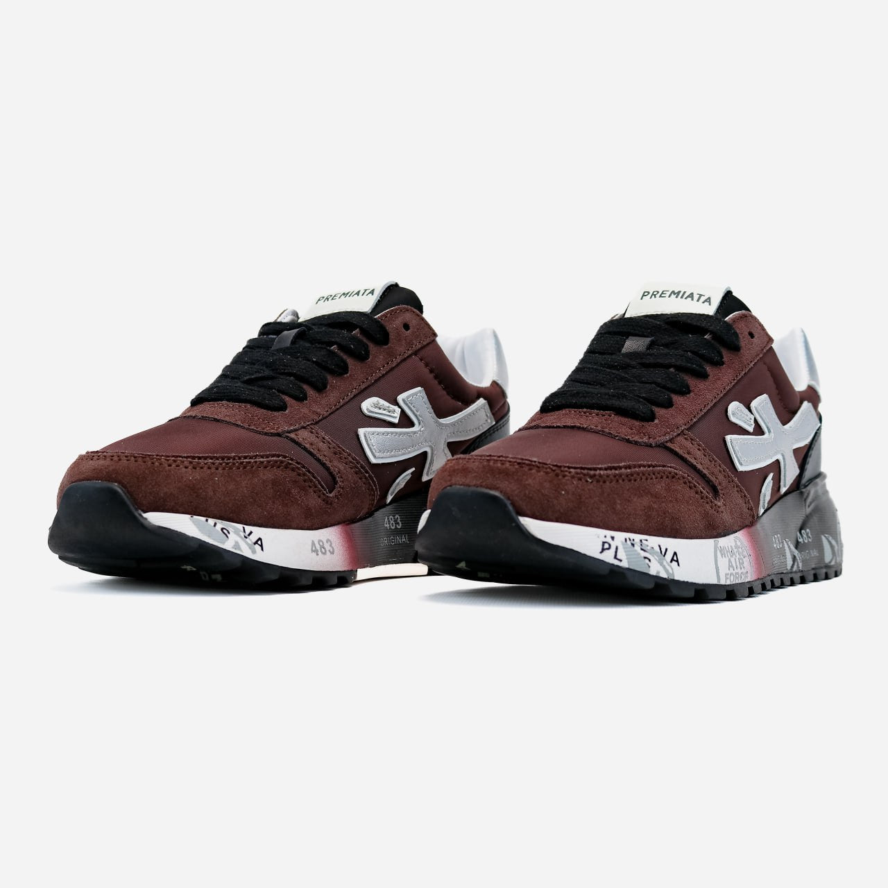 Premiata Mick Black Brown