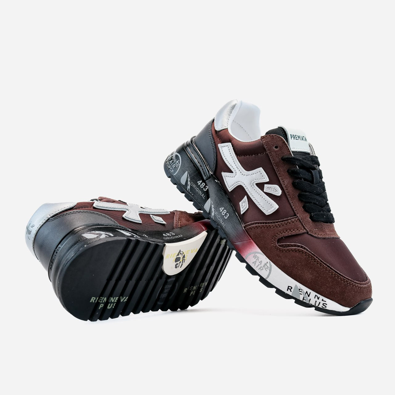Premiata Mick Black Brown