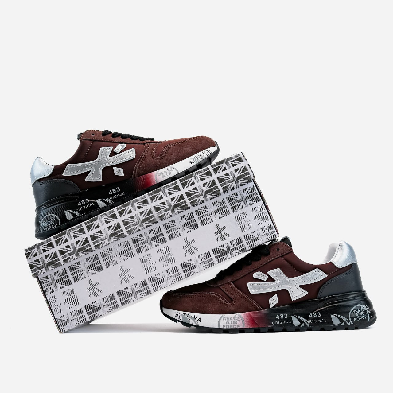 Premiata Mick Black Brown