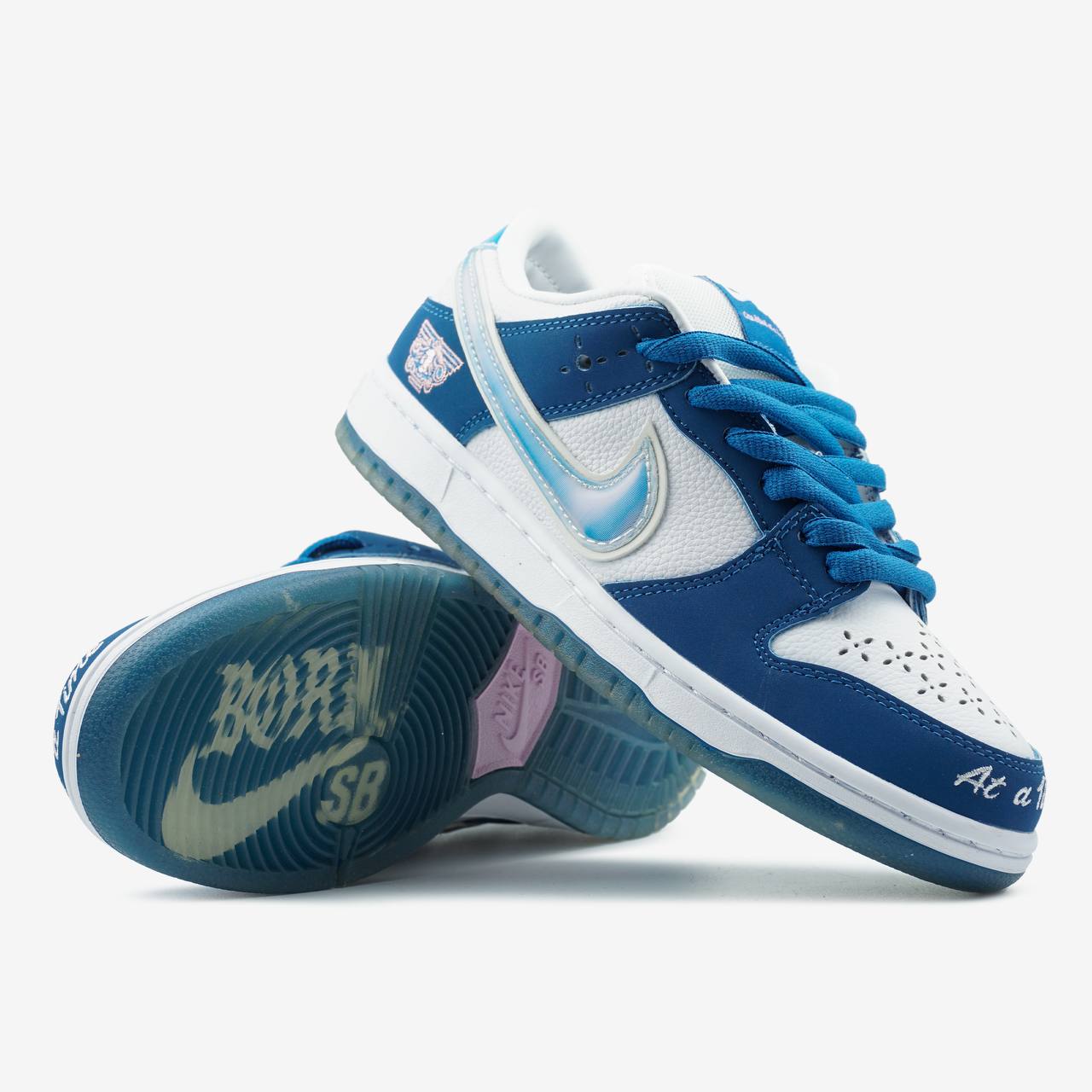 Nike SB Dunk Born x Raised White Blue
