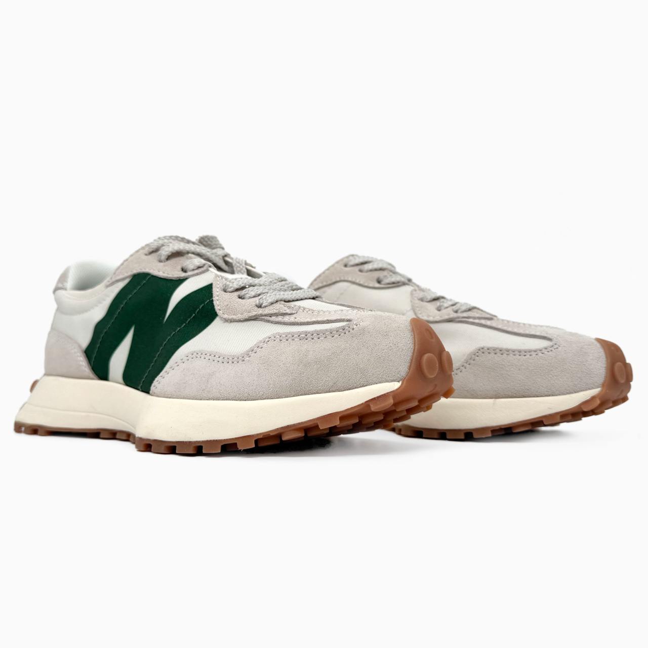 New Balance 327 Beige Green