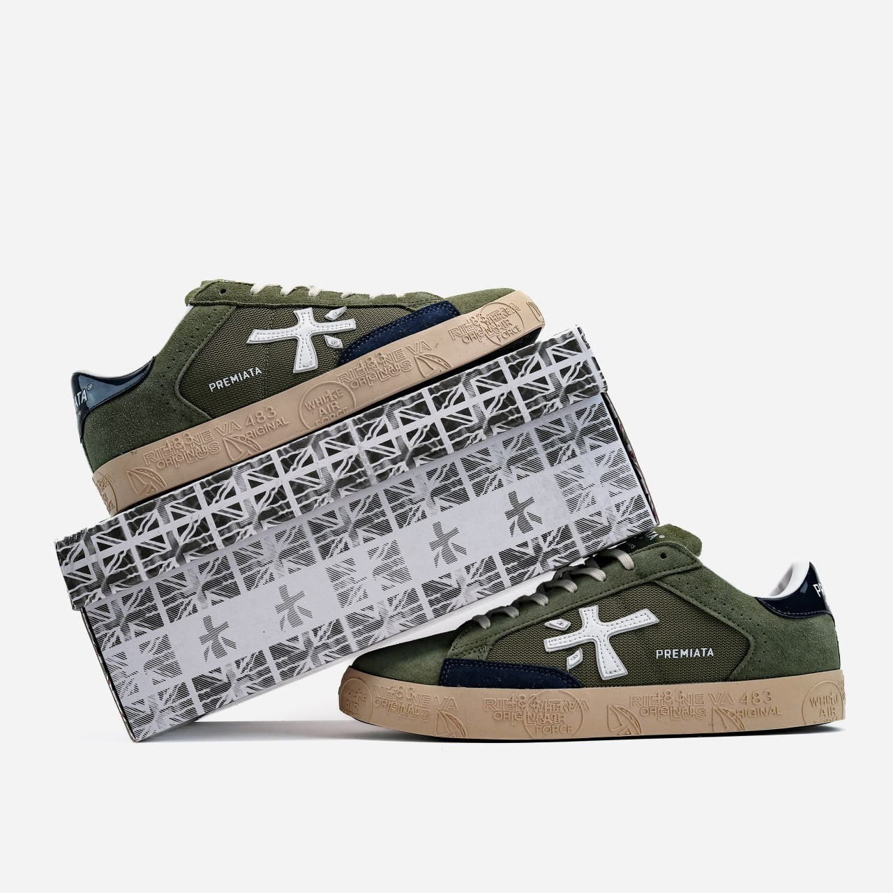 Premiata Steven Green Beige