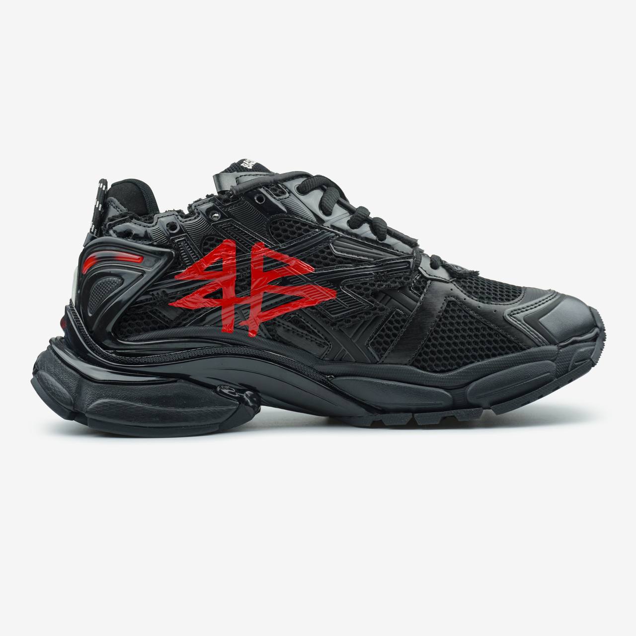 Balenciaga Runner Graffiti Black Red