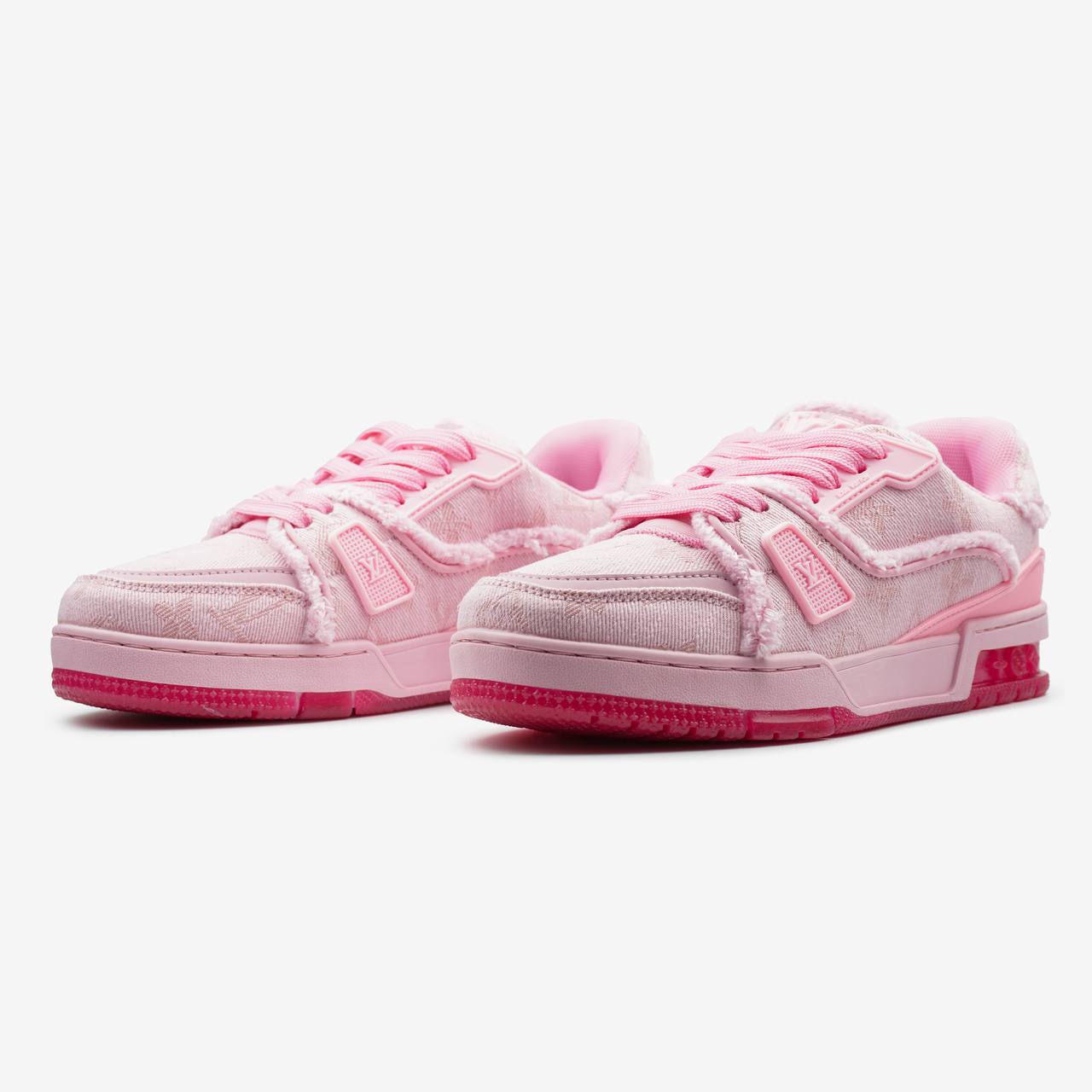Louis Vuitton Trainer Triple Pink