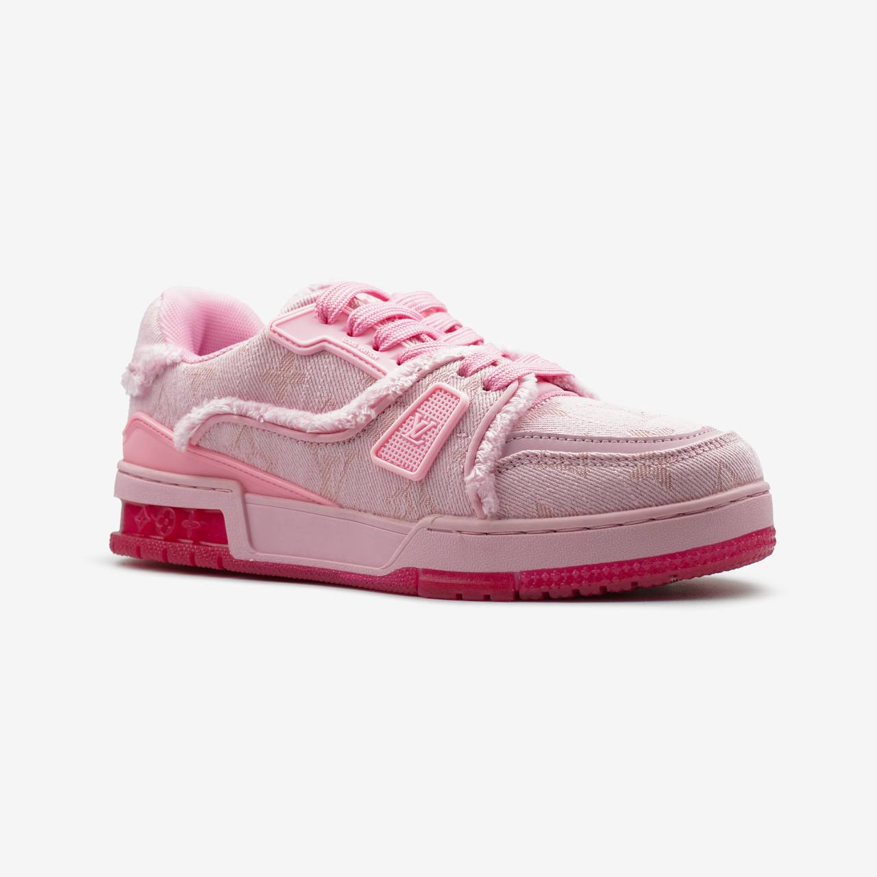 Louis Vuitton Trainer Triple Pink