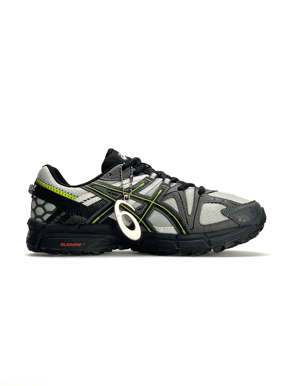 ASICS Gel-Kahana 8 Grey White Black Neon Lines