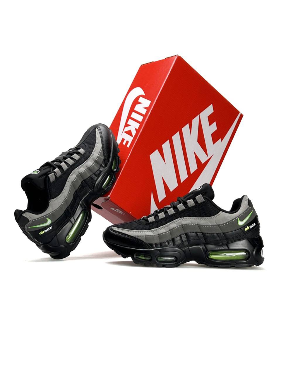 Nike Air Max 95 Black Grey Lime