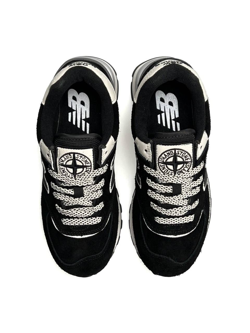 New Balance x Stone Island Black White