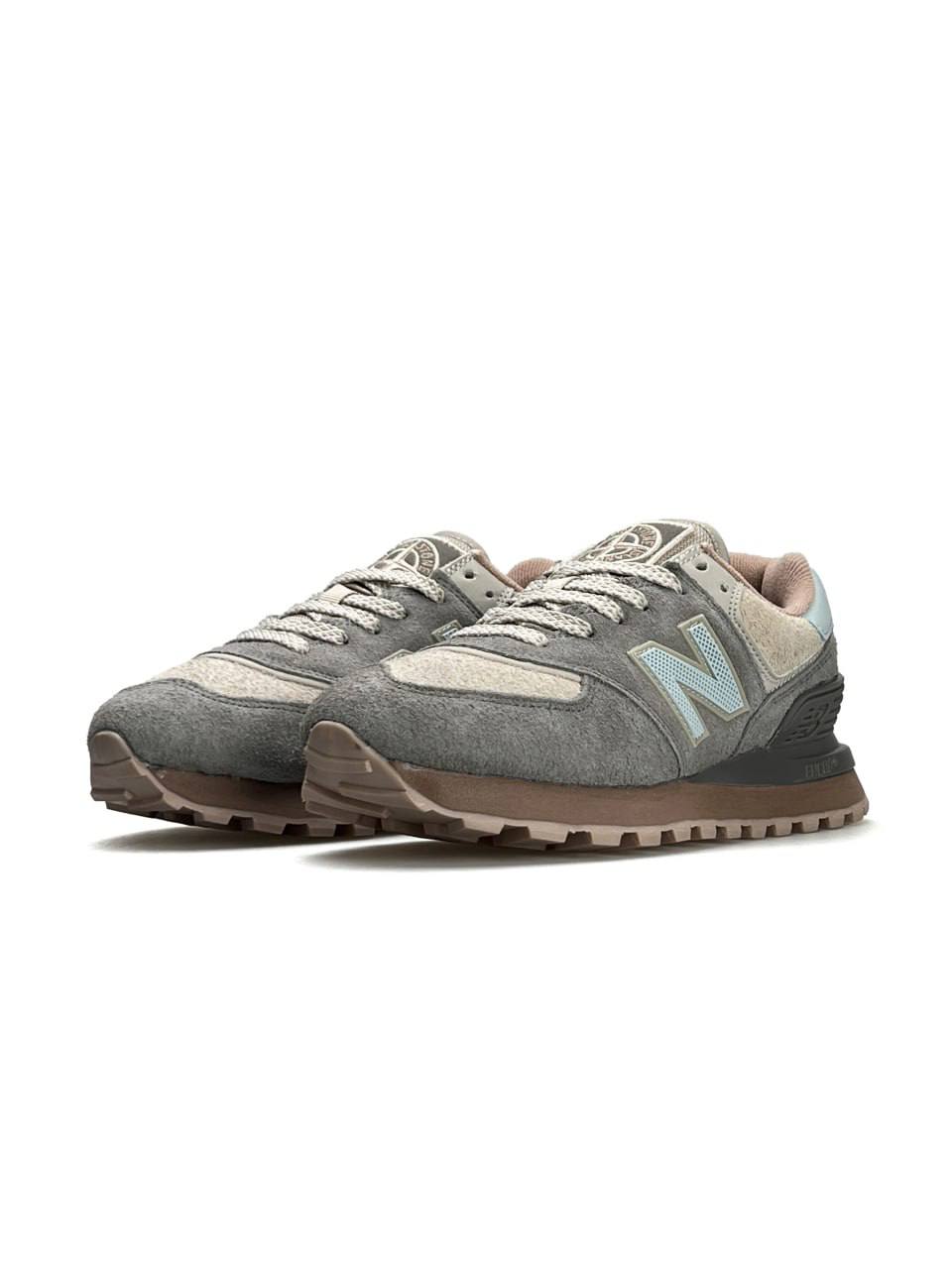 New Balance 574 x Stone Island Grey Pink