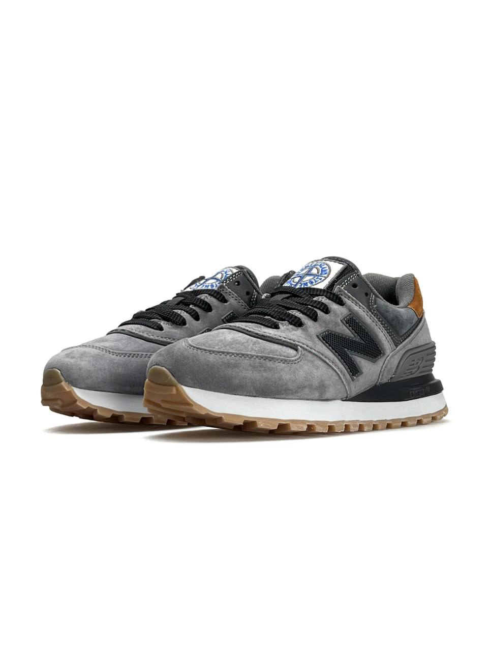 New Balance 574 x Stone Island Dark Gray