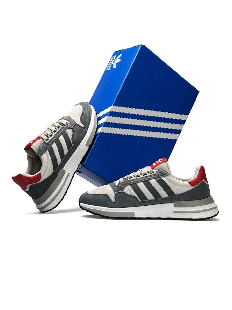 Adidas ZX 500 RM Grey Four Scarlet
