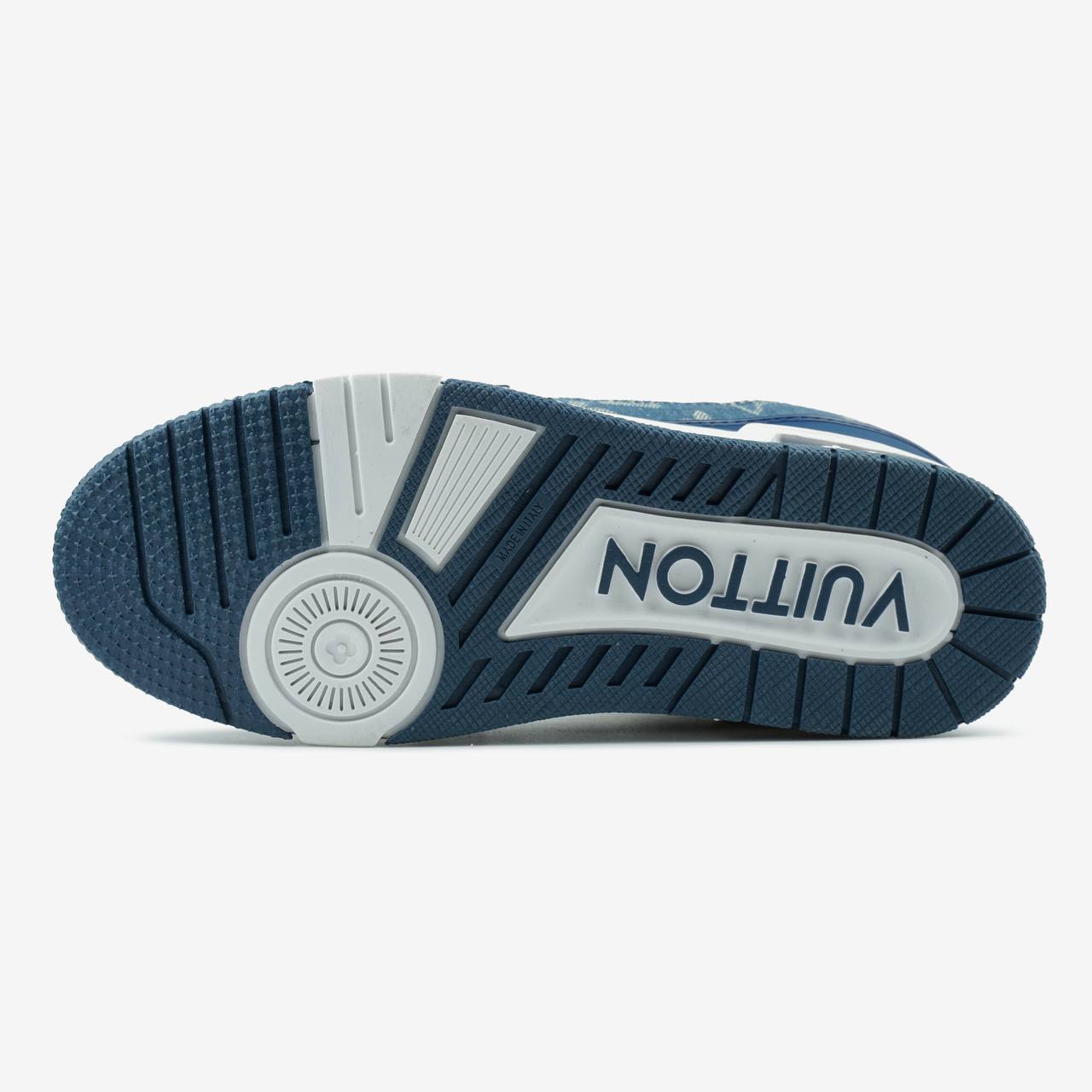 Louis Vuitton Trainer White Blue