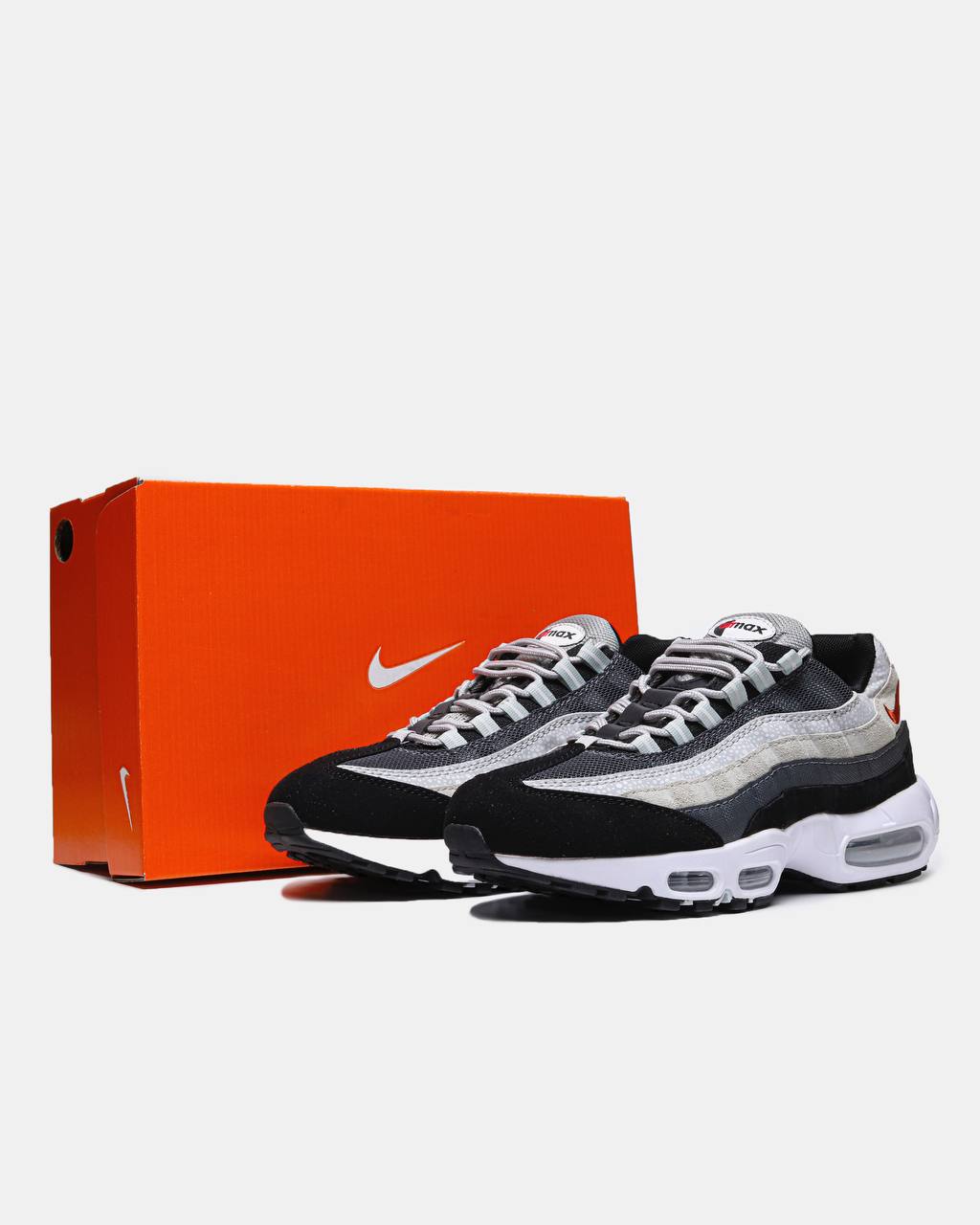 Nike Air Max 95 White Grey / Wolf Grey Rugged Orange