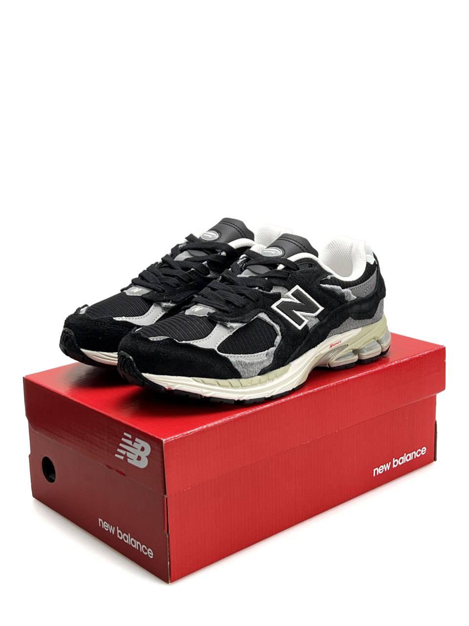 New Balance 2002R Black White
