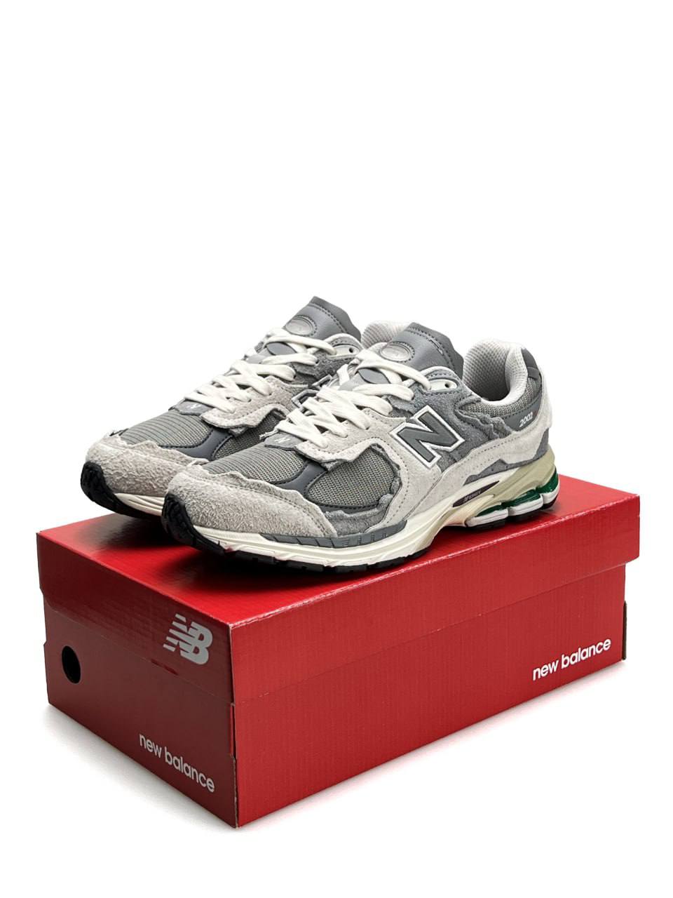 New Balance 2002R Light Grey Green