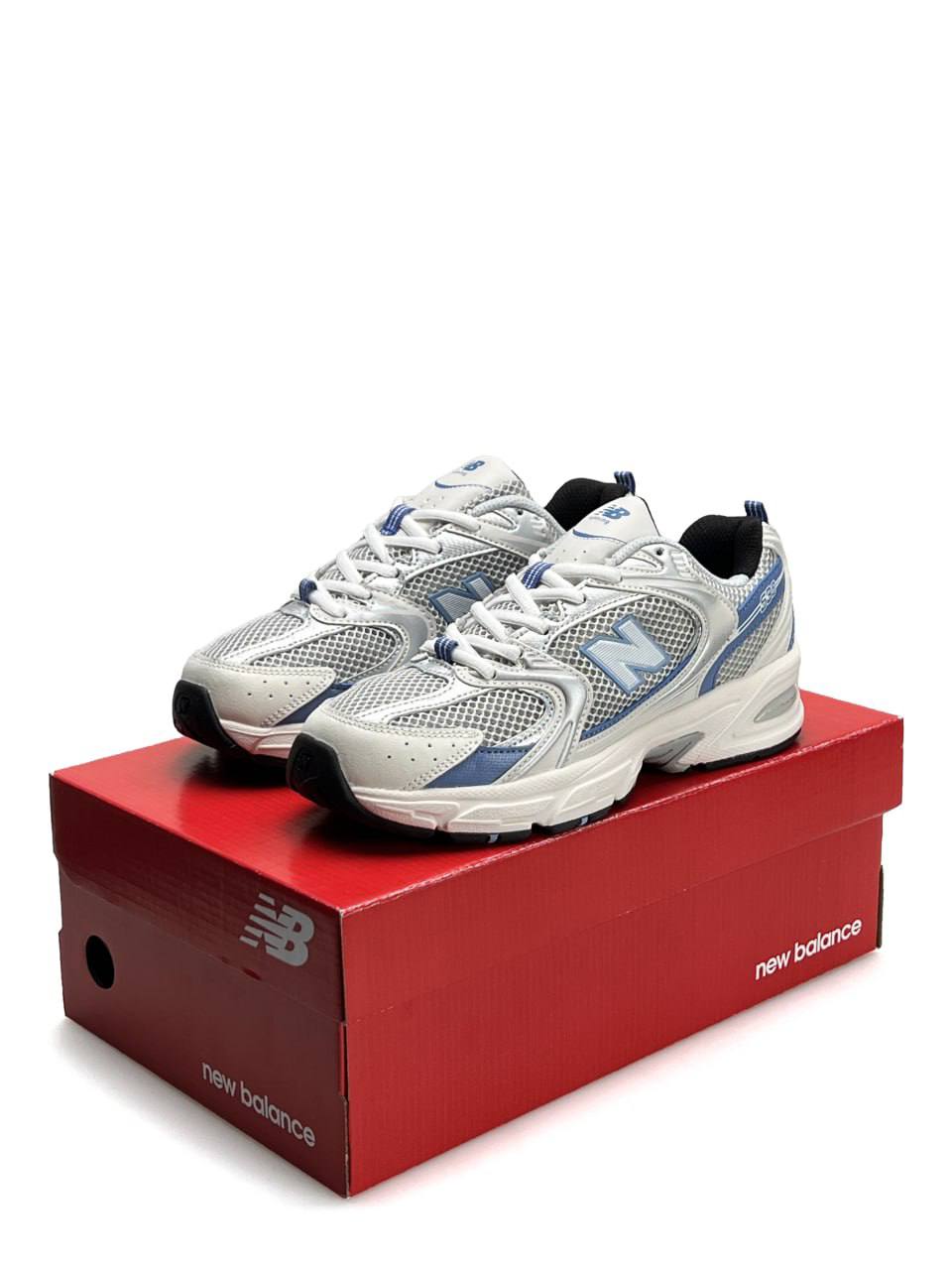 New Balance 530 Premium Beige Blue Silver