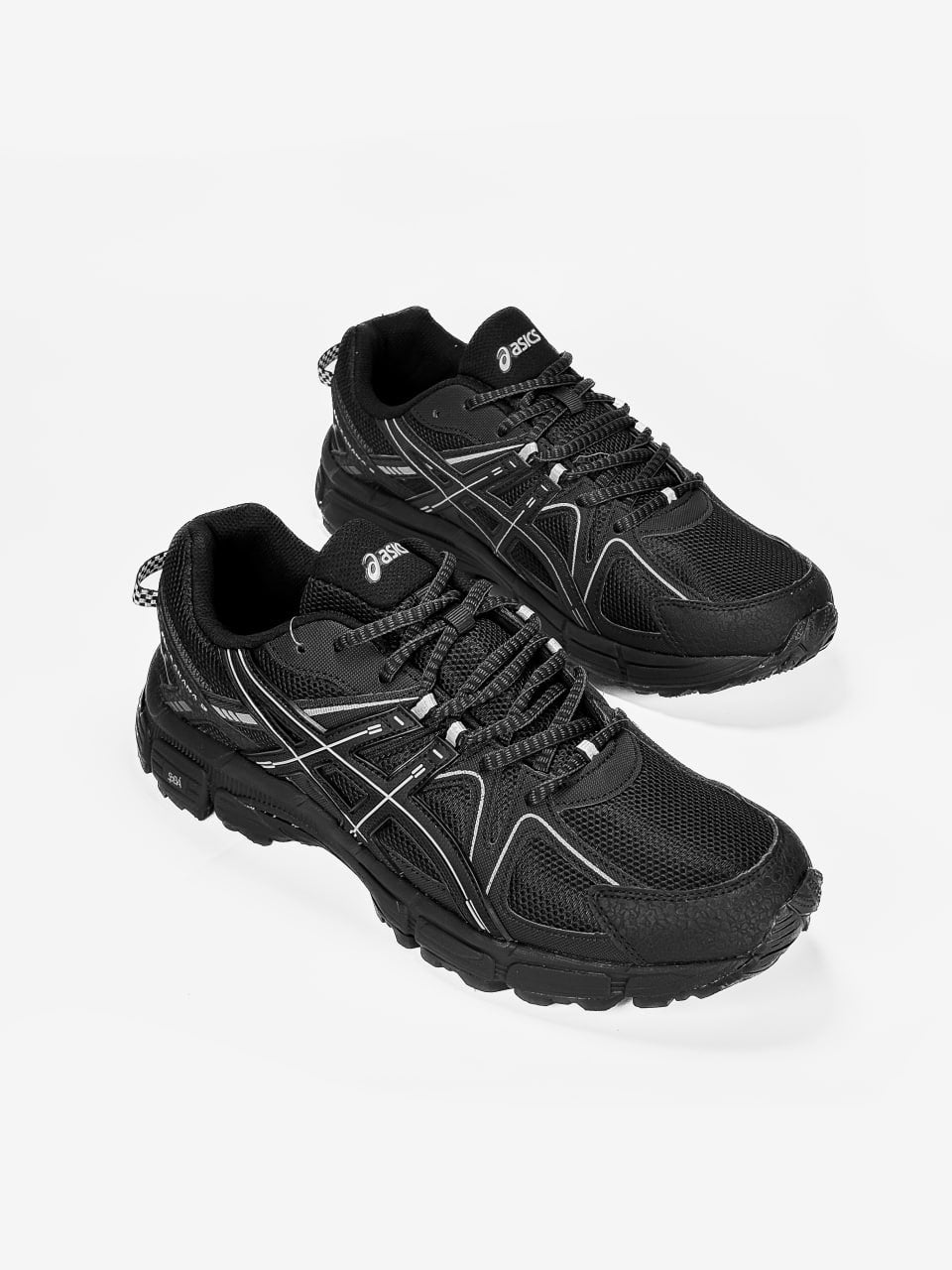 Asics Gel-Kahana 8 Black White Lines Big Size (Великан)