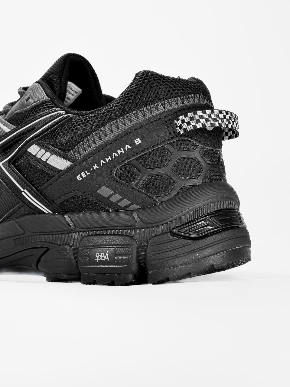 Asics Gel-Kahana 8 Black White Lines Big Size (Великан)
