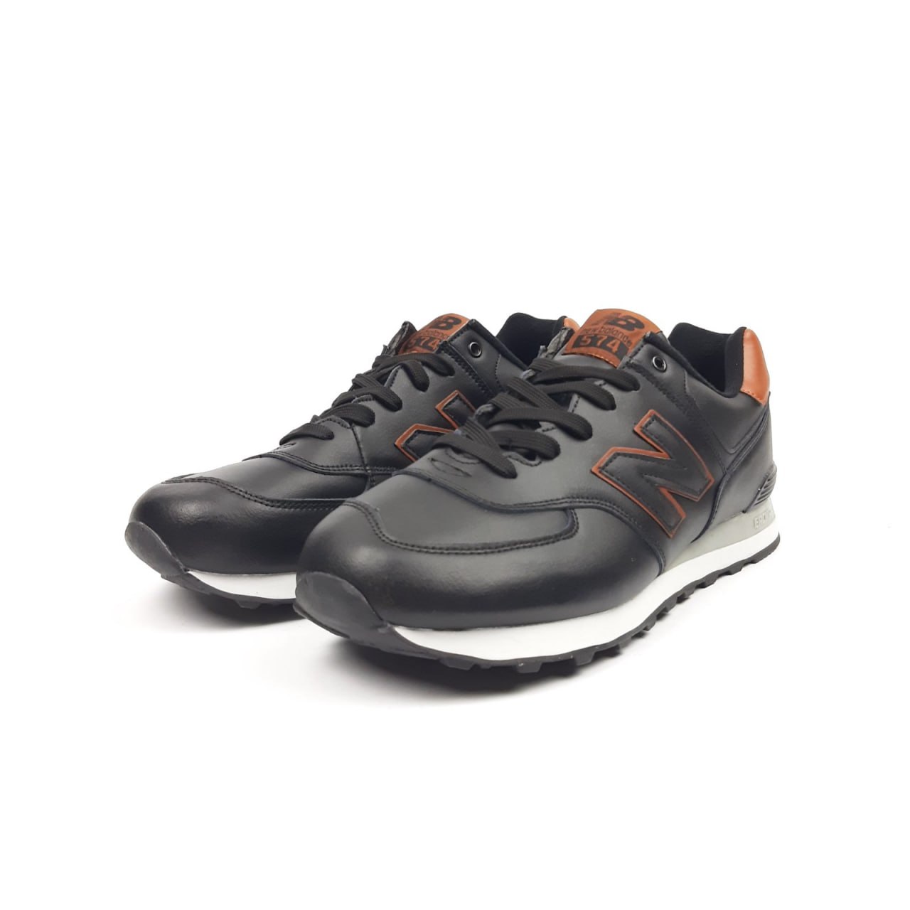 New Balance 574 Black Brown Big Size (Великан)