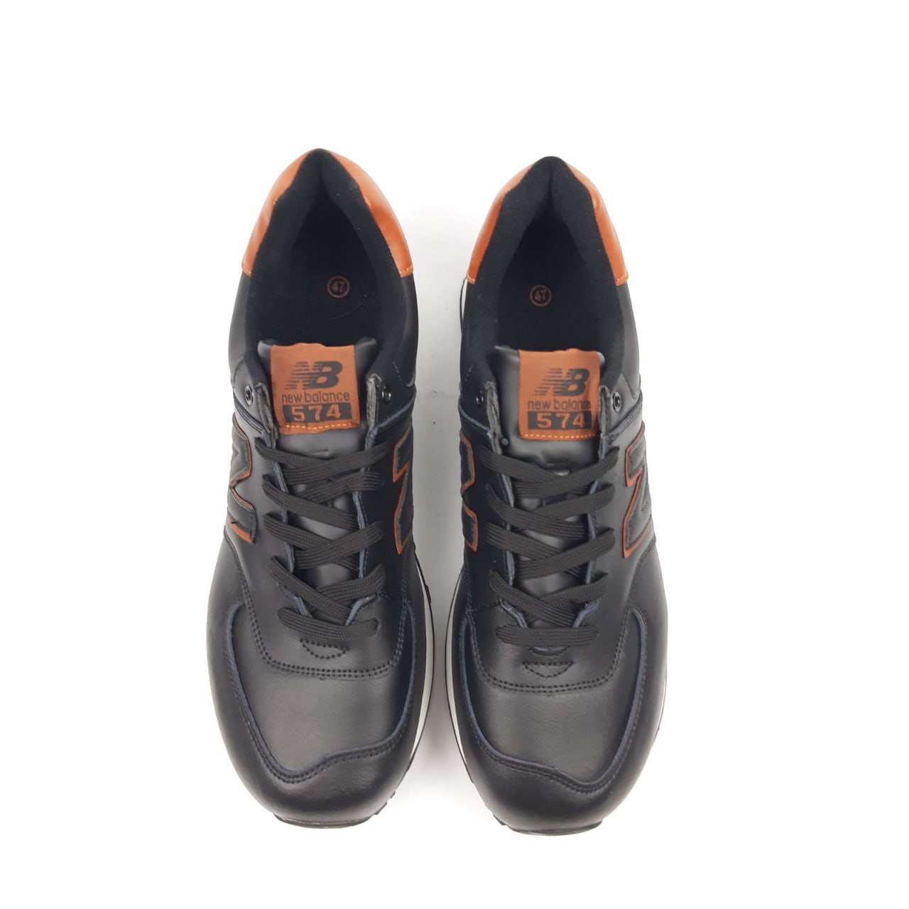 New Balance 574 Black Brown Big Size (Великан)