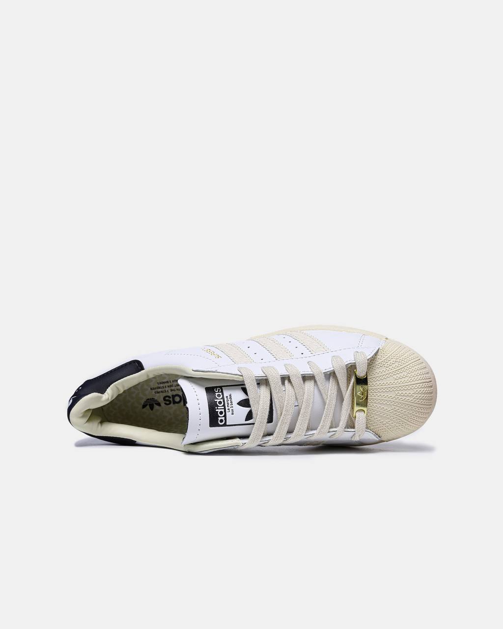 Adidas Superstar White Beige