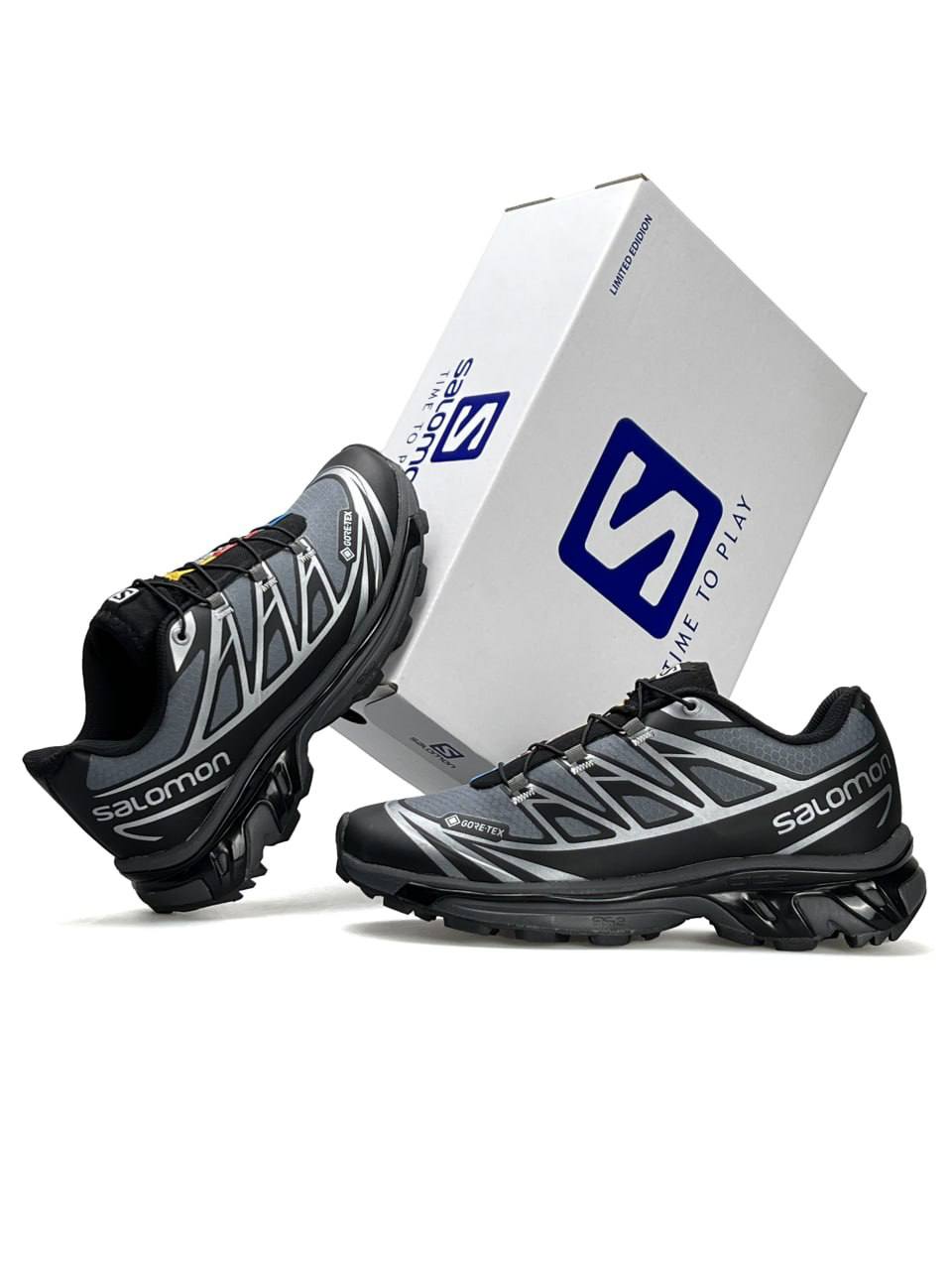 Salomon XT-6 ADV Gore-Tex Black Grey Silver