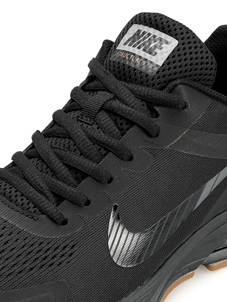 Nike Zoom Structure 17x All Black Orange