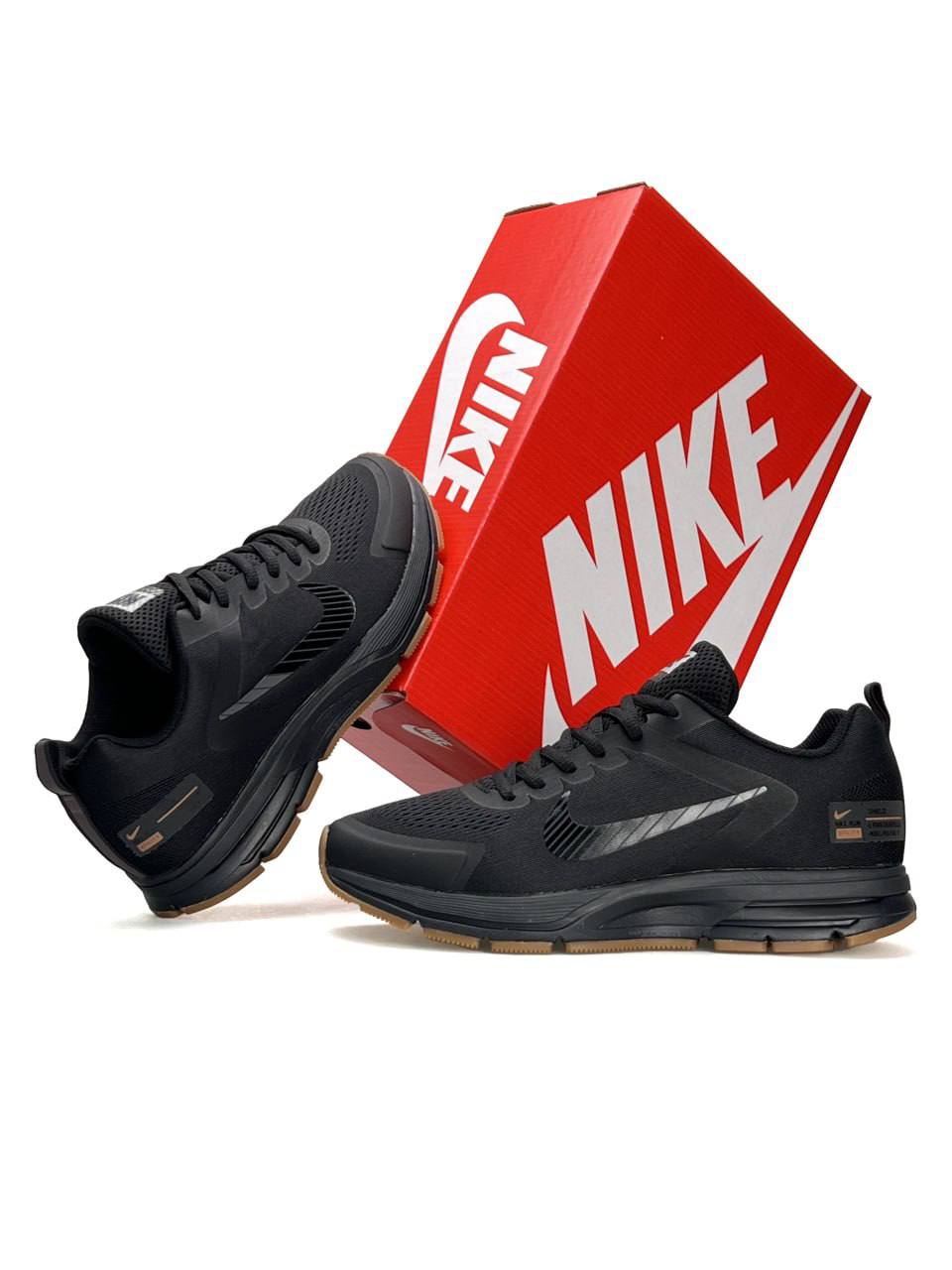 Nike Zoom Structure 17x All Black Orange