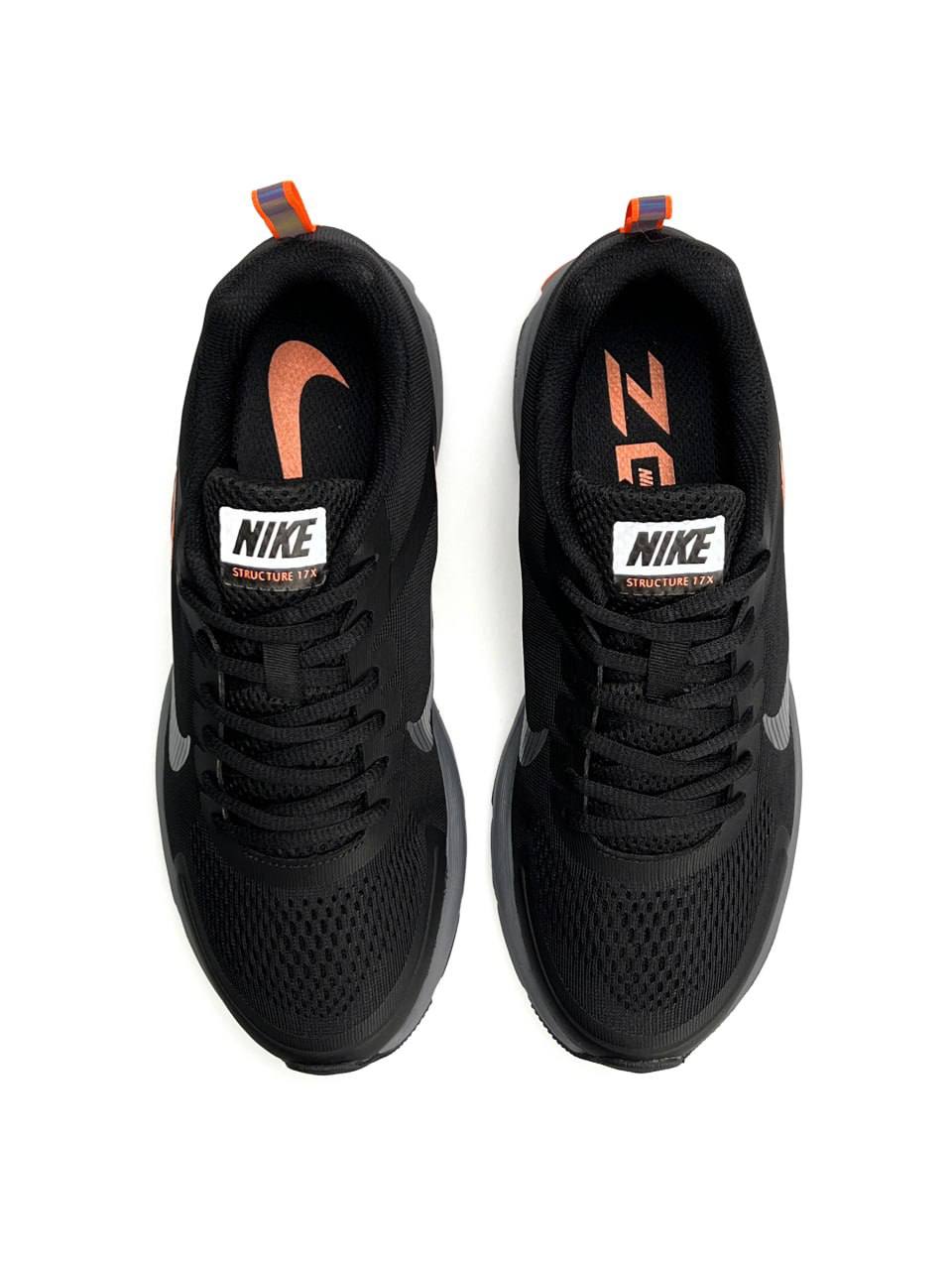 Nike Zoom Structure 17x Black Grey Orange