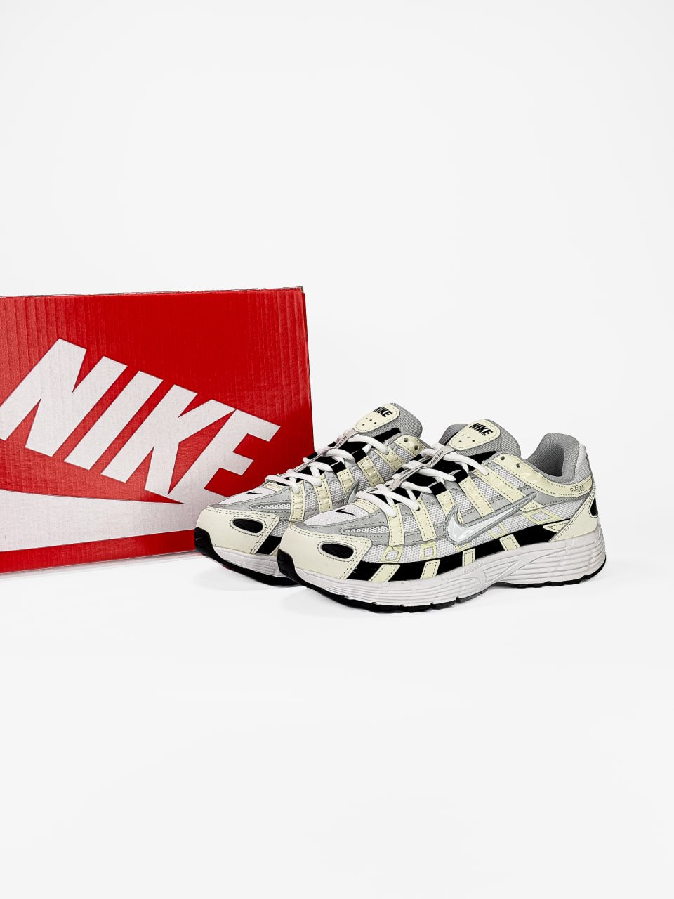 Nike P-6000 White Black II