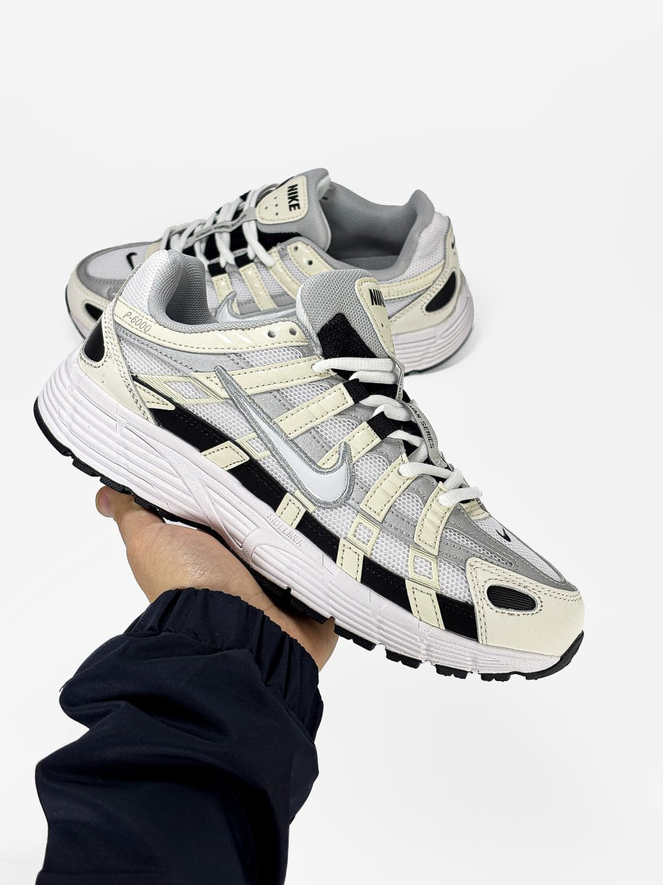 Nike P-6000 White Black II