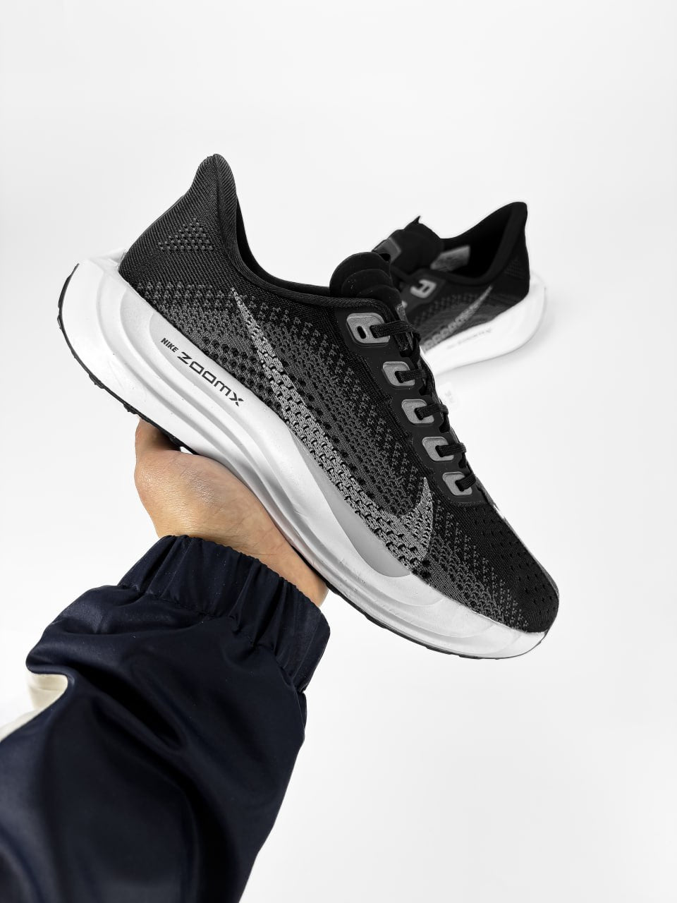 Nike Air Pegasus Road Running Black White