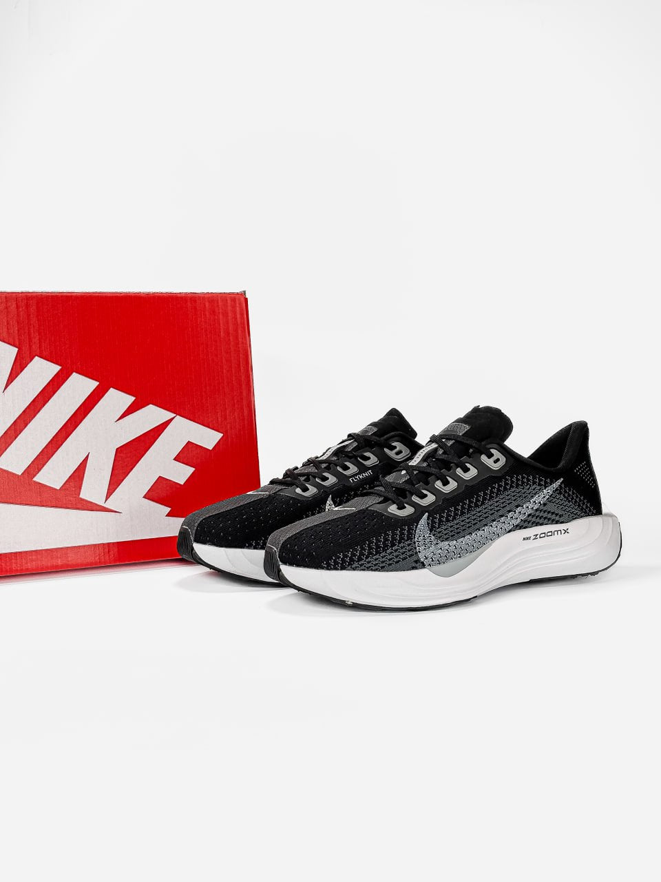 Nike Air Pegasus Road Running Black White