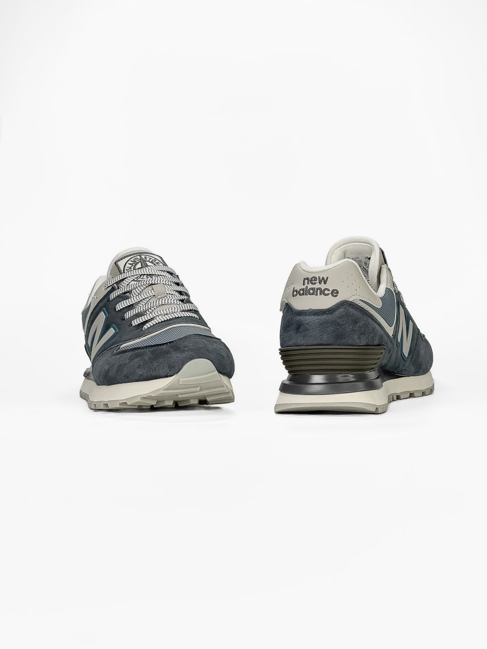 New Balance 574 Grey White BIG SIZE (Великан)