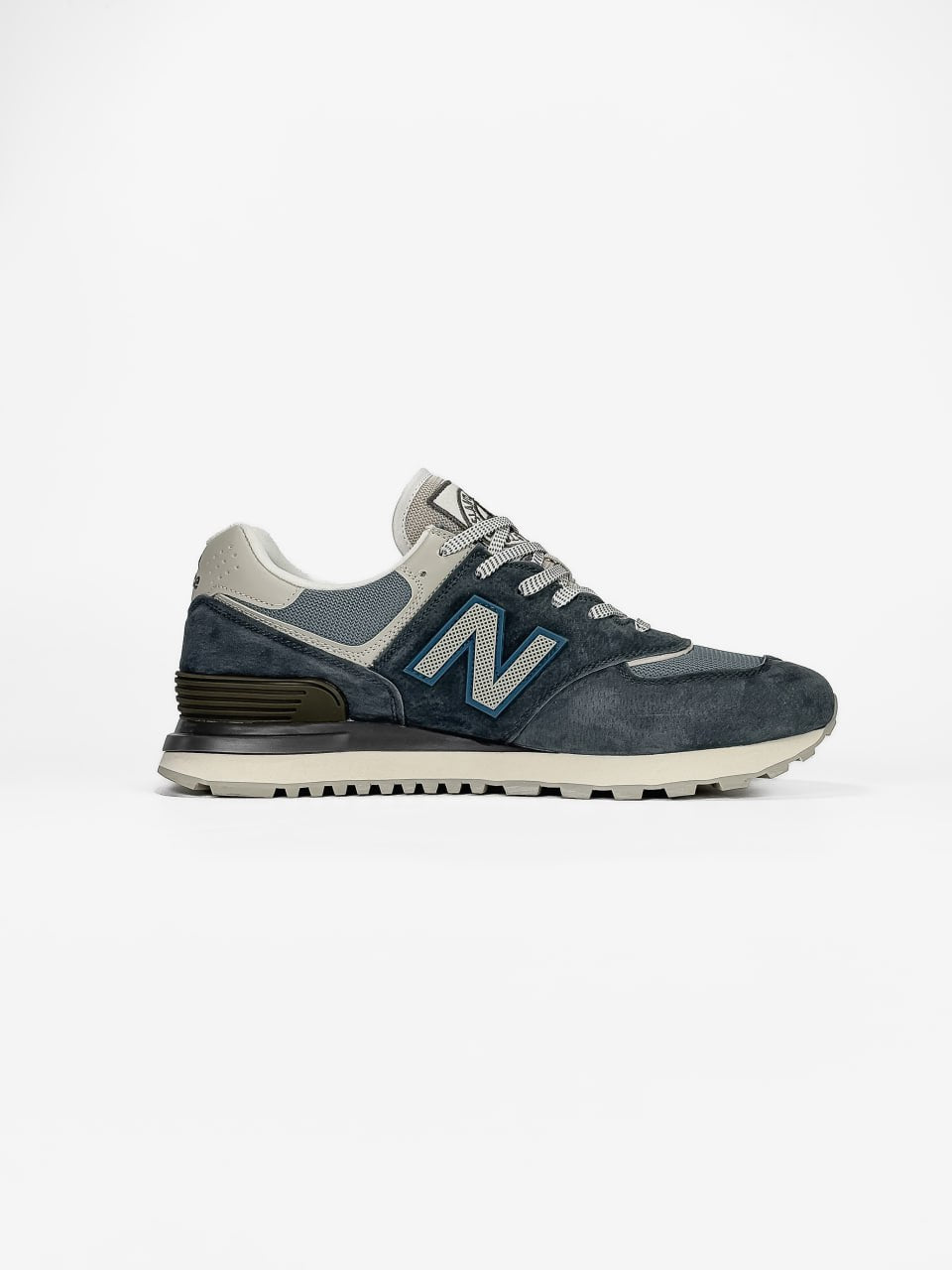 New Balance 574 Grey White BIG SIZE (Великан)