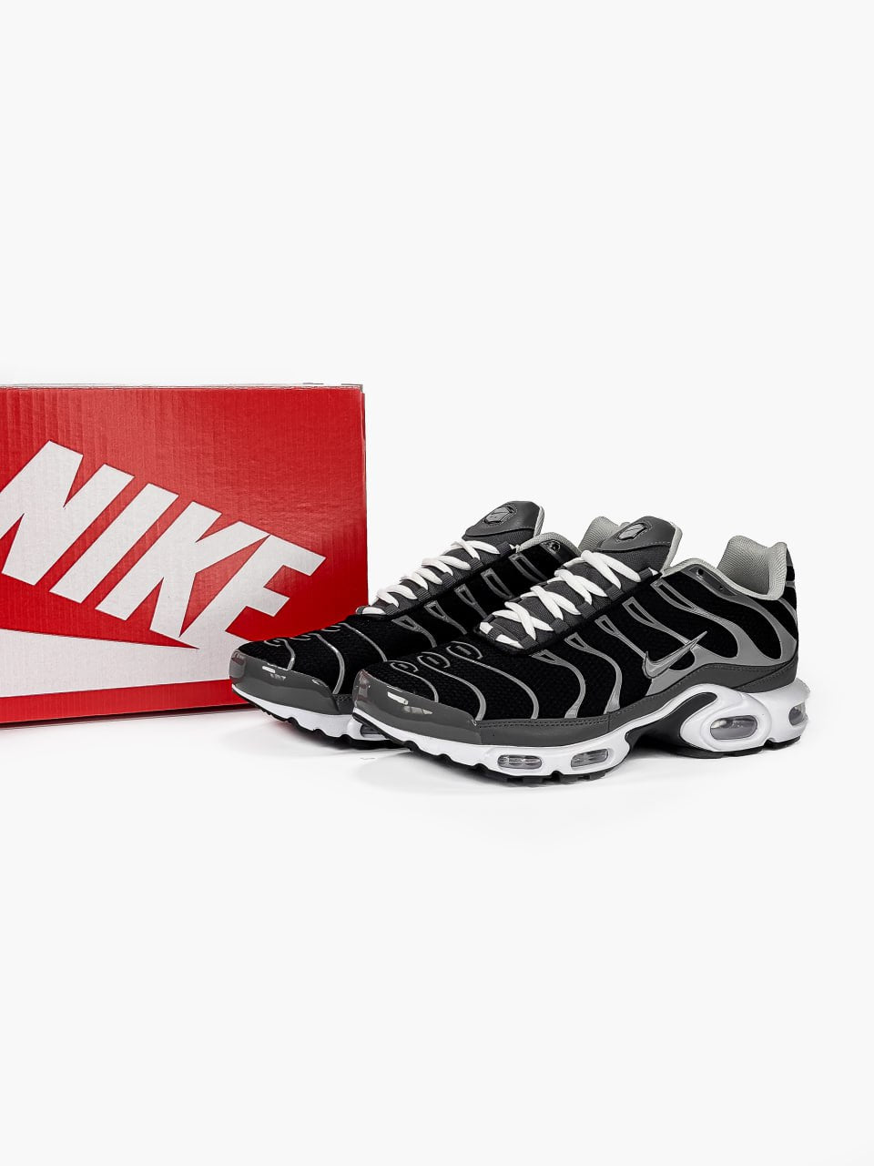 Nike Air Max Tn Black Gray BIG SIZE (Великан)