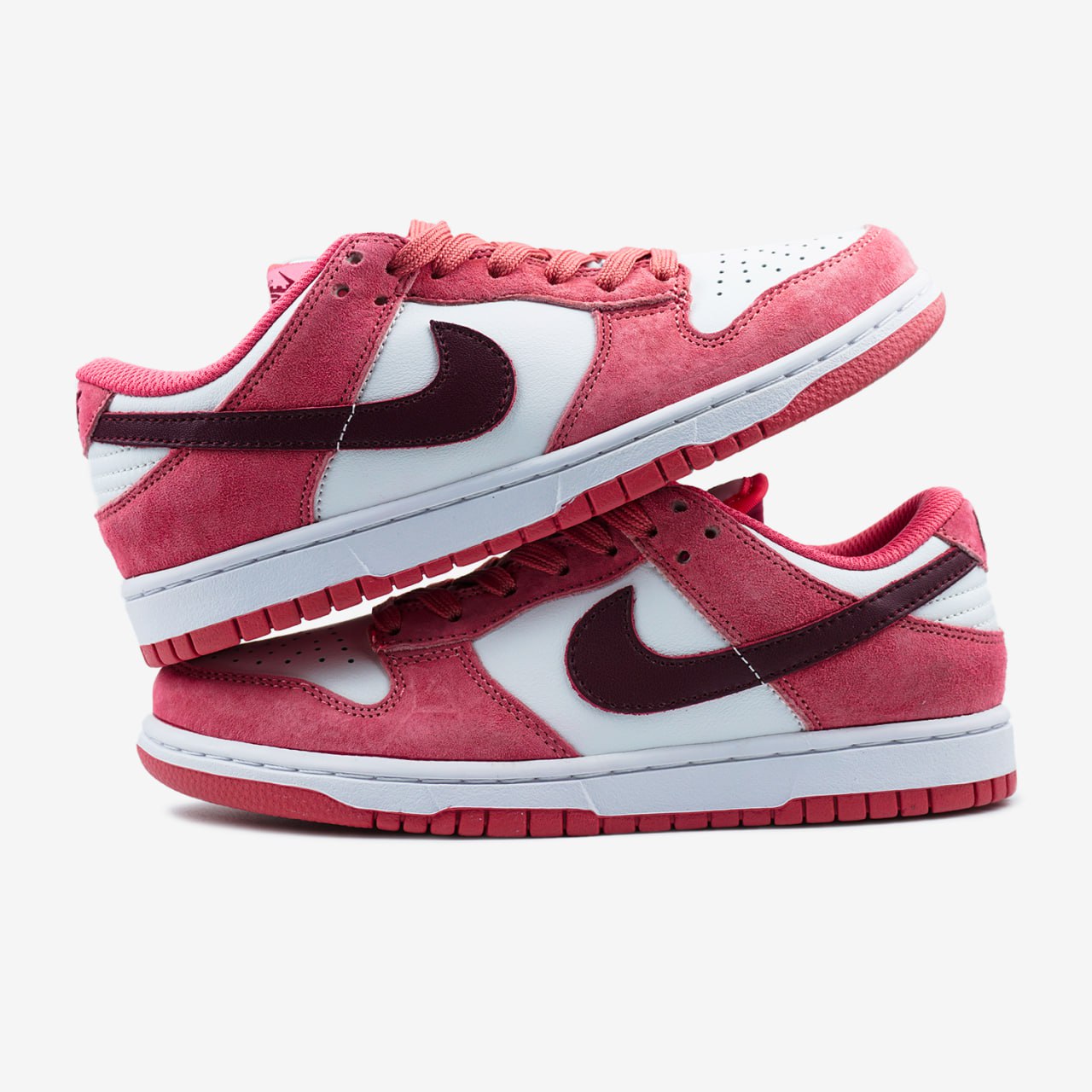Nike SB Low Dunk Red White Bordo