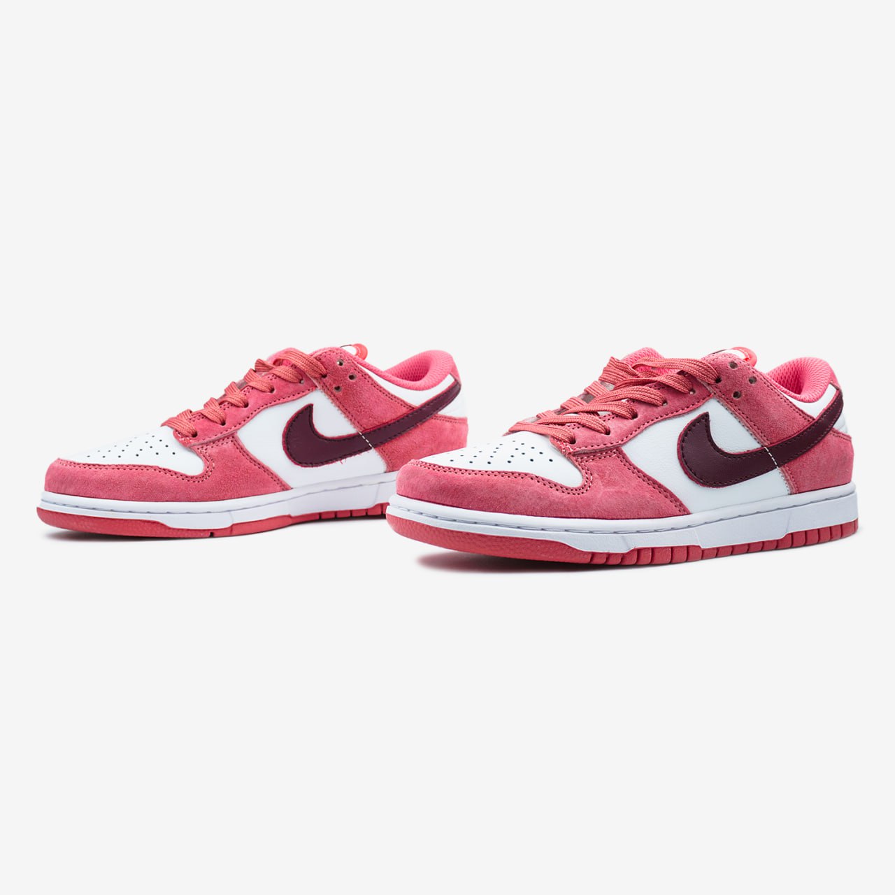 Nike SB Low Dunk Red White Bordo